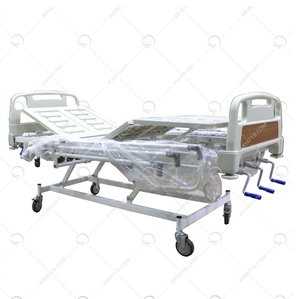 تخت سه شکن مکانیکی با تنظیم ارتفاع