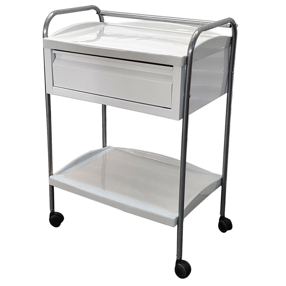 ترالی پانسمان تک کشو رویه استیل TR101