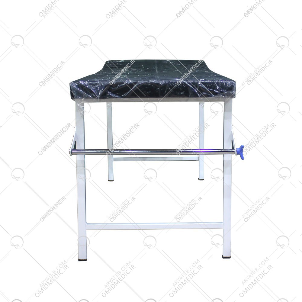 تخت معاینه پایه ثابت پشتی ثابت B2